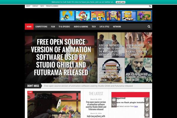 Hot Topix theme site design template sample