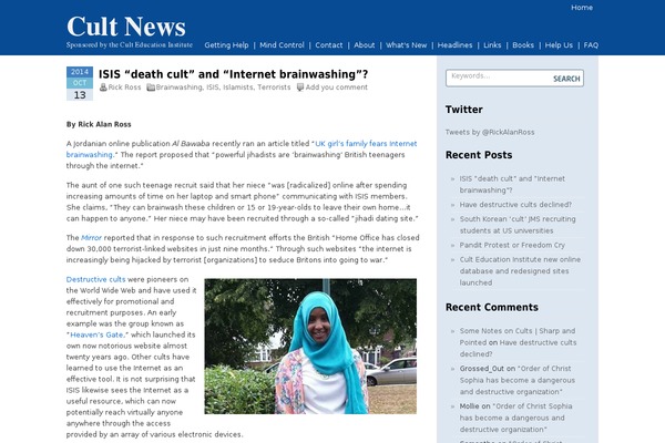 Site using Twitget plugin