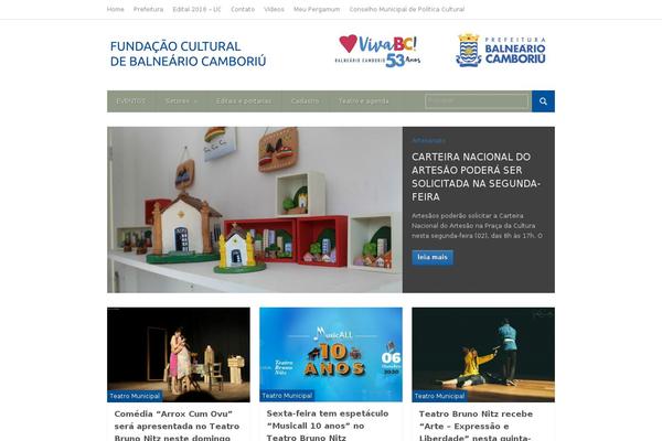 Compasso theme site design template sample