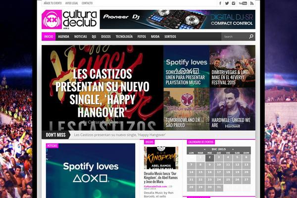 Hot Topix theme site design template sample
