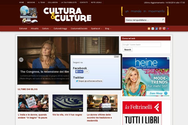 Site using Hero Social Widget plugin