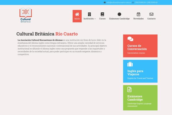 Vox theme site design template sample