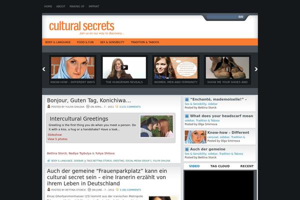 Scarlett theme site design template sample