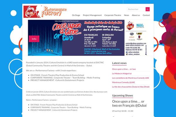 culture-emulsion.com site used Spacious