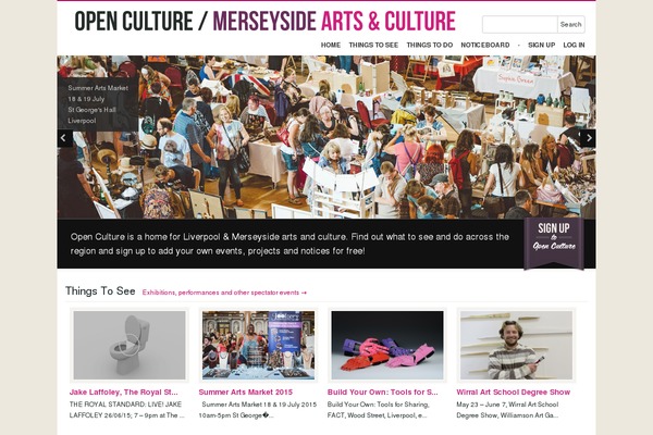 culture.org.uk site used Studeo-package