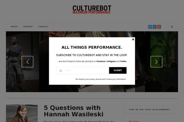 JustWrite theme site design template sample