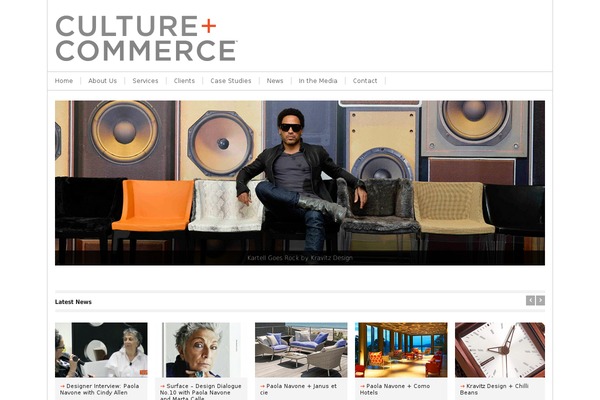 culturecommerce.com site used Moderno
