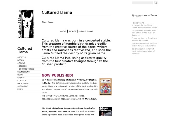 Oulipo theme site design template sample