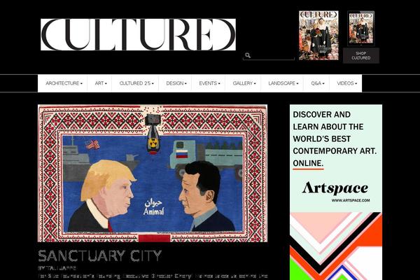 cultured theme websites examples