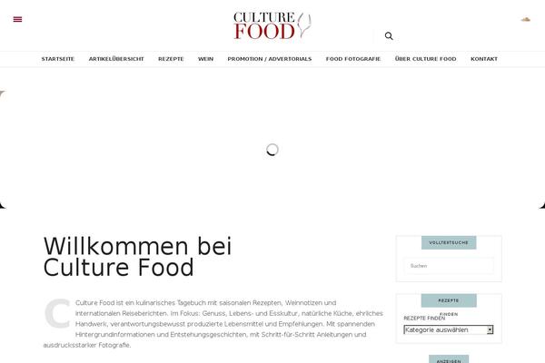The Voux theme site design template sample