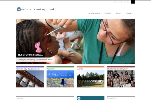 cultureisnotoptional.com site used Onlycause