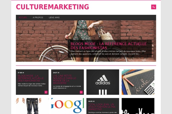 Magazino theme site design template sample