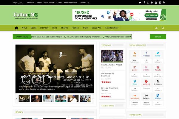 Goodnews 5.5 theme site design template sample