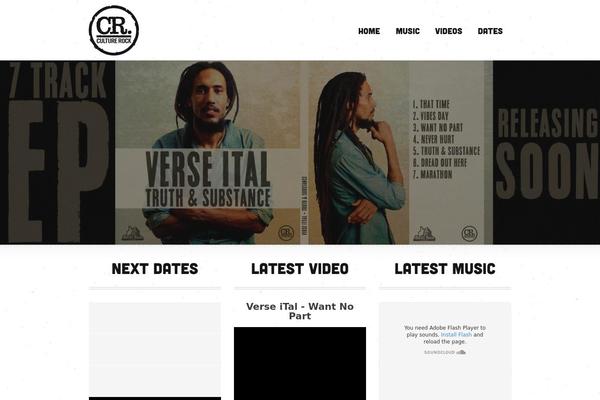 Soundstage theme site design template sample