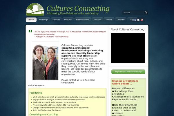 culturesconnecting.com site used Clockstone