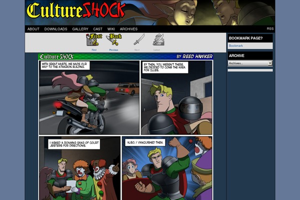 ComicPress theme site design template sample