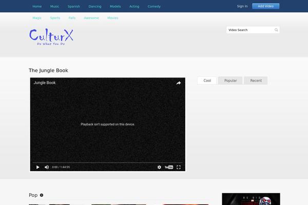 Videocrafttheme theme site design template sample