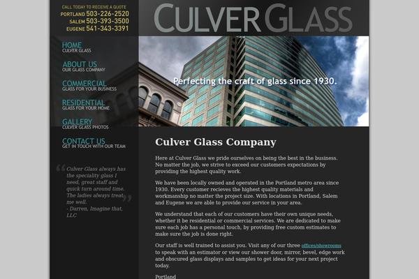 culver-glass.com site used Darlingtemplate