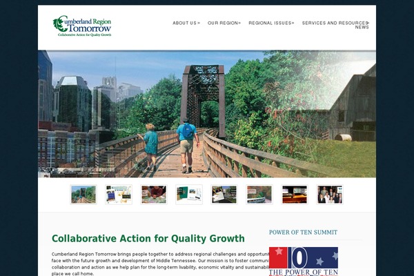 cumberlandregiontomorrow.org site used Dandelion_v2.6.3