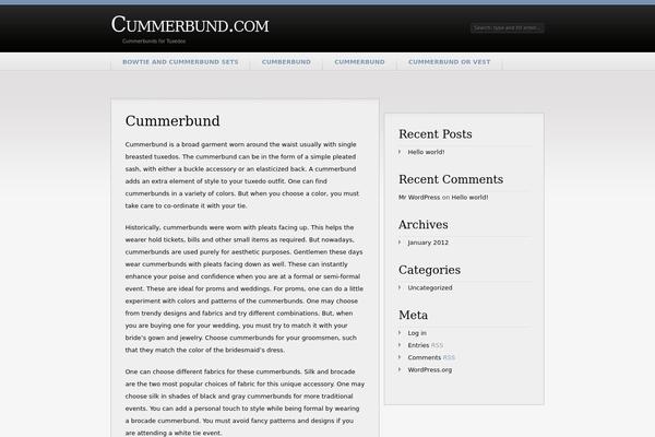 cummerbund.com site used Abtely