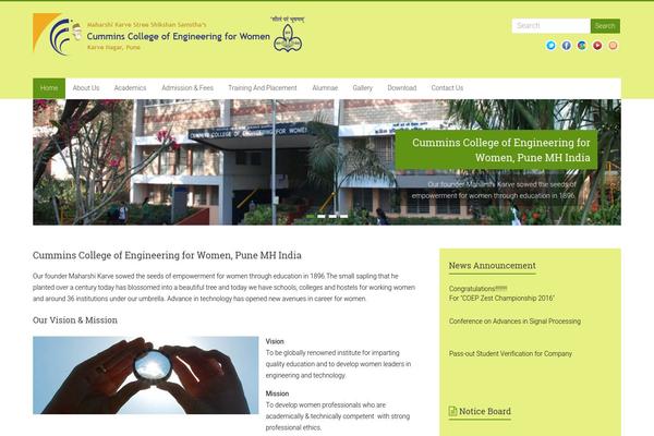 cumminscollege.org site used Cummins