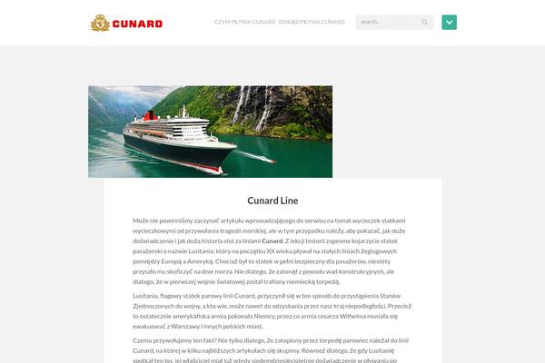 cunard.pl site used Blogify