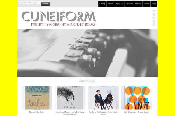 Gather theme site design template sample