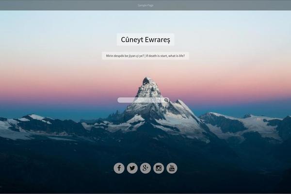 Klean theme site design template sample