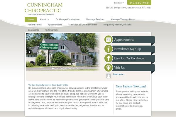 cunninghamchiropractic.com site used Ellen-mae