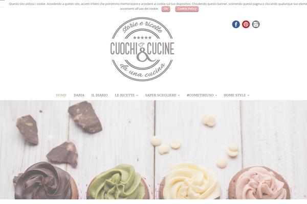 Food & Cook theme site design template sample
