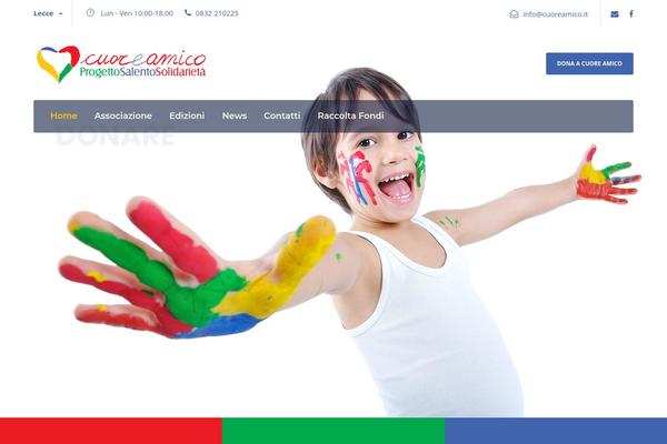 Financity theme site design template sample