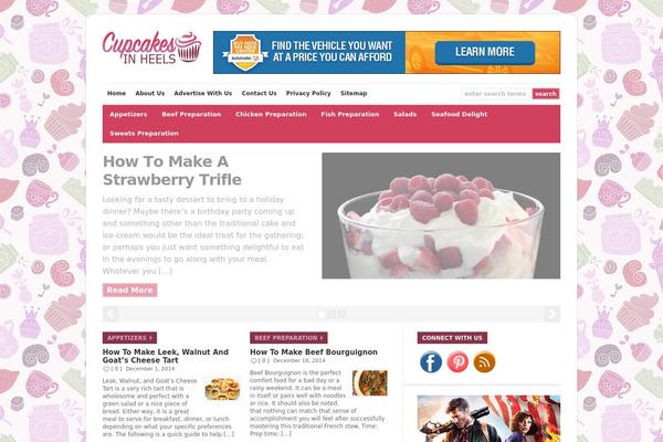 WP-Ellie theme site design template sample