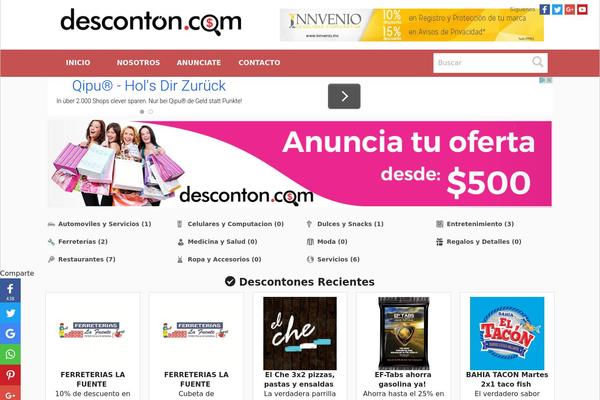 Cp theme site design template sample