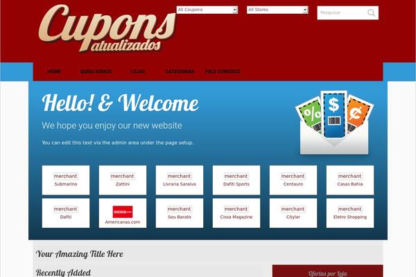Cp theme site design template sample