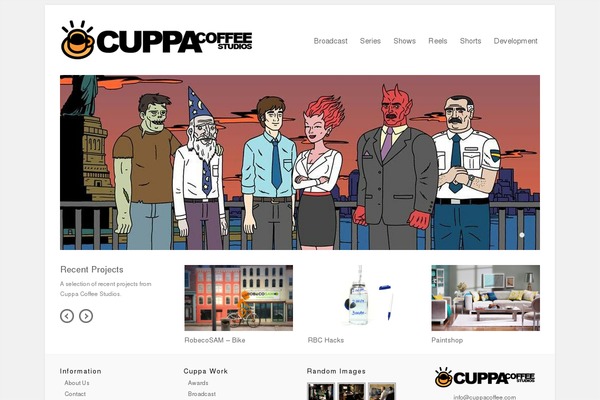 cuppacoffee.com site used Cuppa_craft