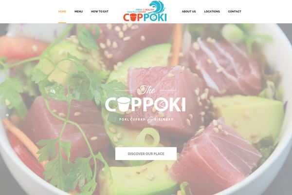 The Flavour theme site design template sample