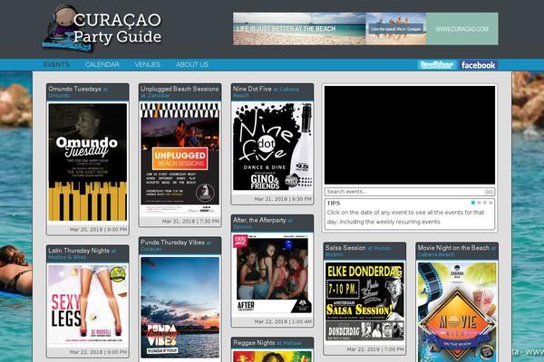 Site using Events Manager plugin