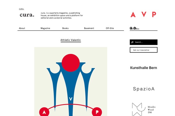 Cura theme site design template sample