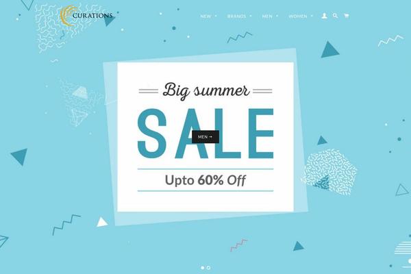 Launch Effect theme site design template sample