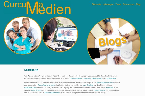 curcuma-medien.de site used Curcuma-medien