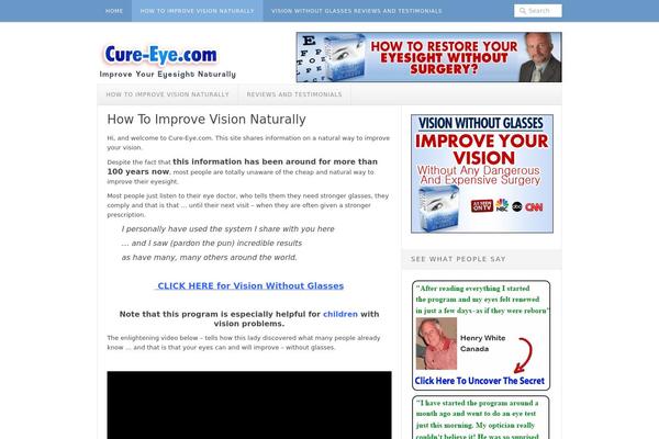 cure-eye.com site used Trinity-platform
