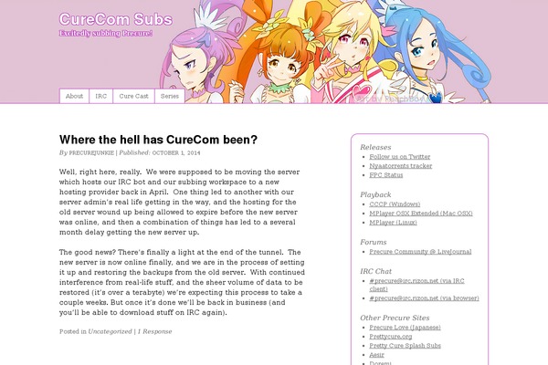 Site using Podlove Web Player plugin