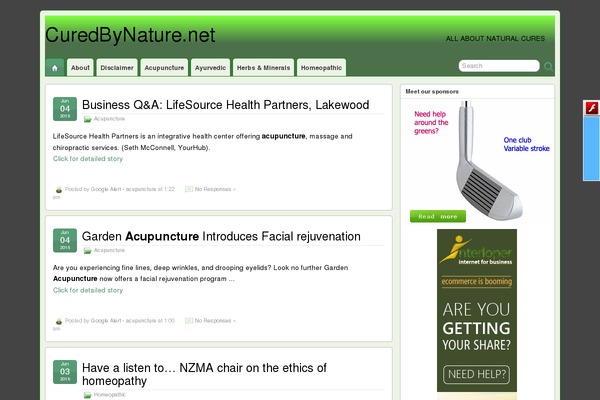 Suffusion theme site design template sample
