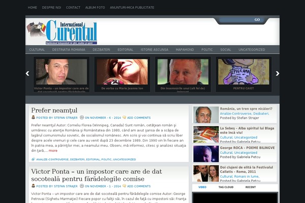 Newsphere theme site design template sample