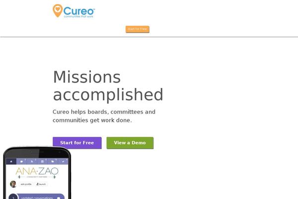 cureo.com site used Understrap
