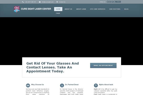 Theratio theme site design template sample