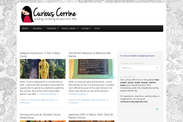 Tiga theme site design template sample