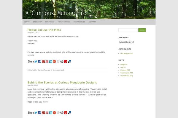 RCG Forest theme site design template sample