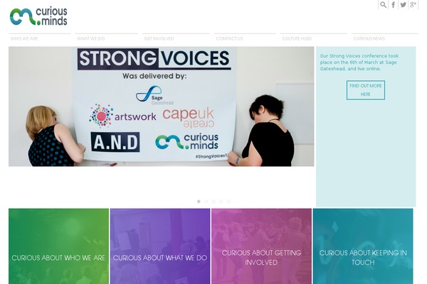 curiousminds.org.uk site used Curiousminds