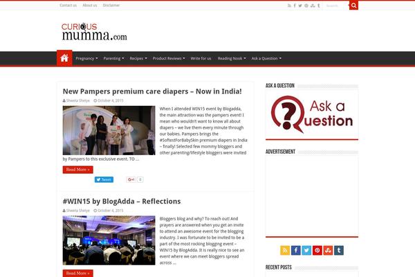Sahifa theme site design template sample
